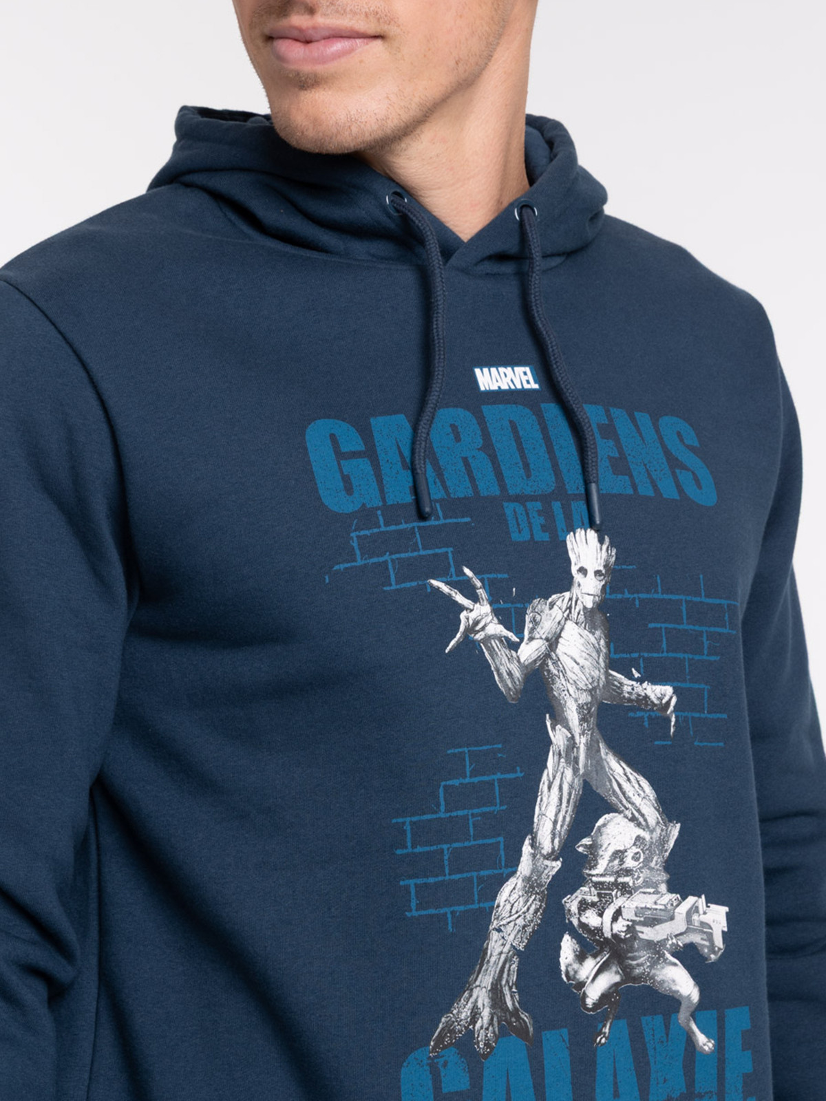 Sweat à capuche Rocket et Groot homme