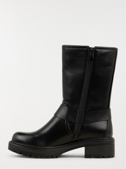 Bottines noires brides femme (36-41) Bottines noires brides femme (36-41)