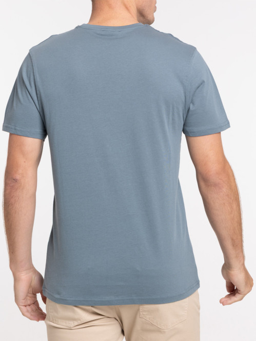 T-shirt col rond coloris...