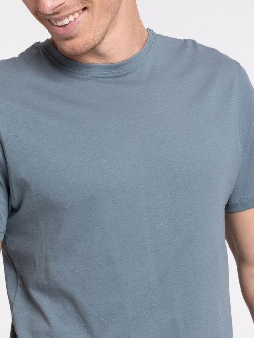 T-shirt col rond coloris...