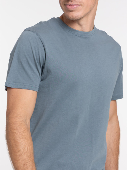 T-shirt col rond coloris...