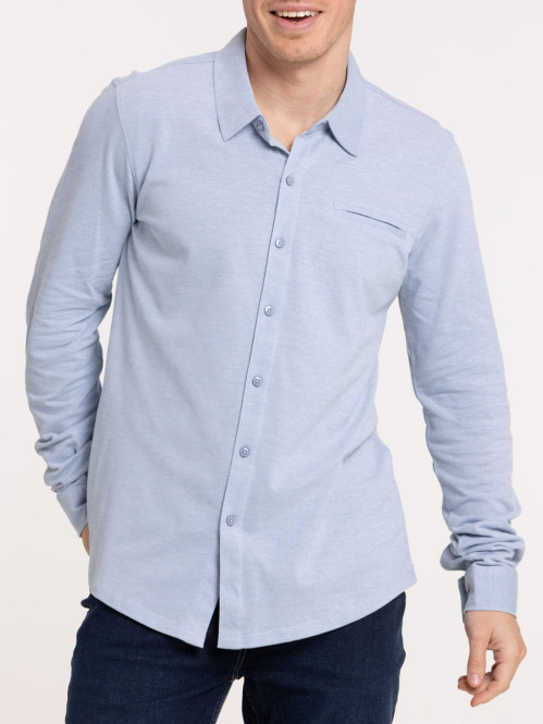 Chemise coton manches...