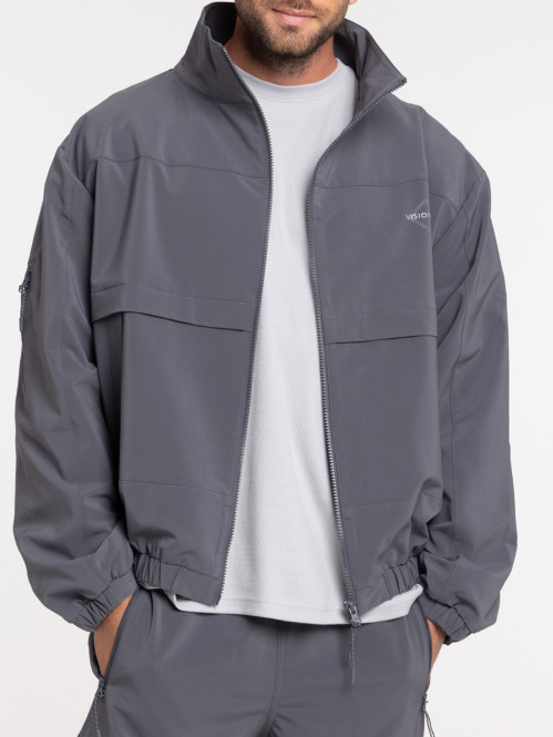 Blouson gris anthracite homme