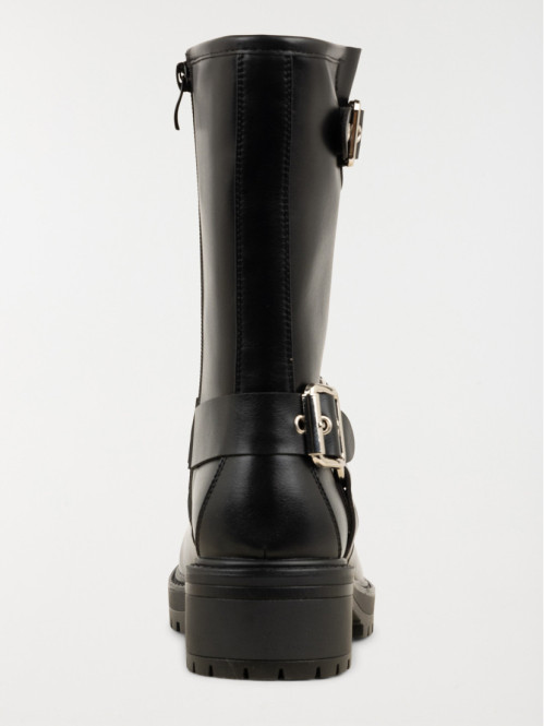 Bottines noires brides femme (36-41) Bottines noires brides femme (36-41)