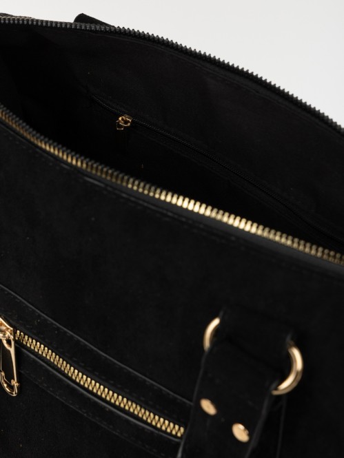 Sac à main détails dorés femme