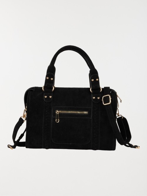 Sac à main détails dorés femme
