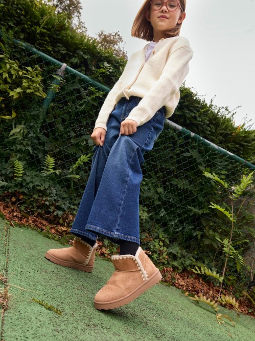 Boots camel fille (31-35)