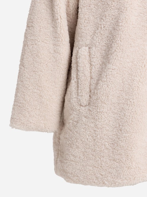Manteau sherpa écru grande...