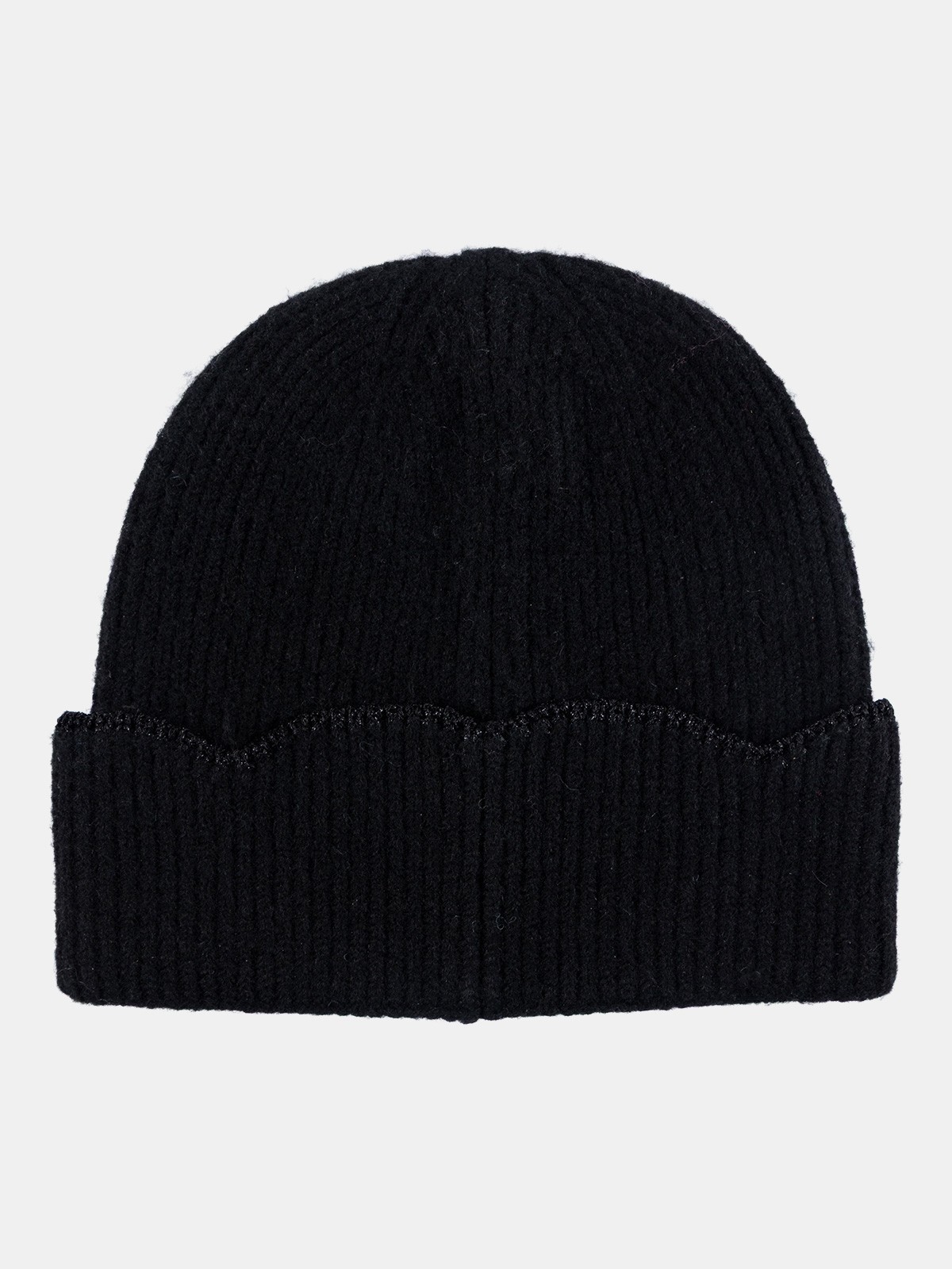 Bonnet en tricot noir femme