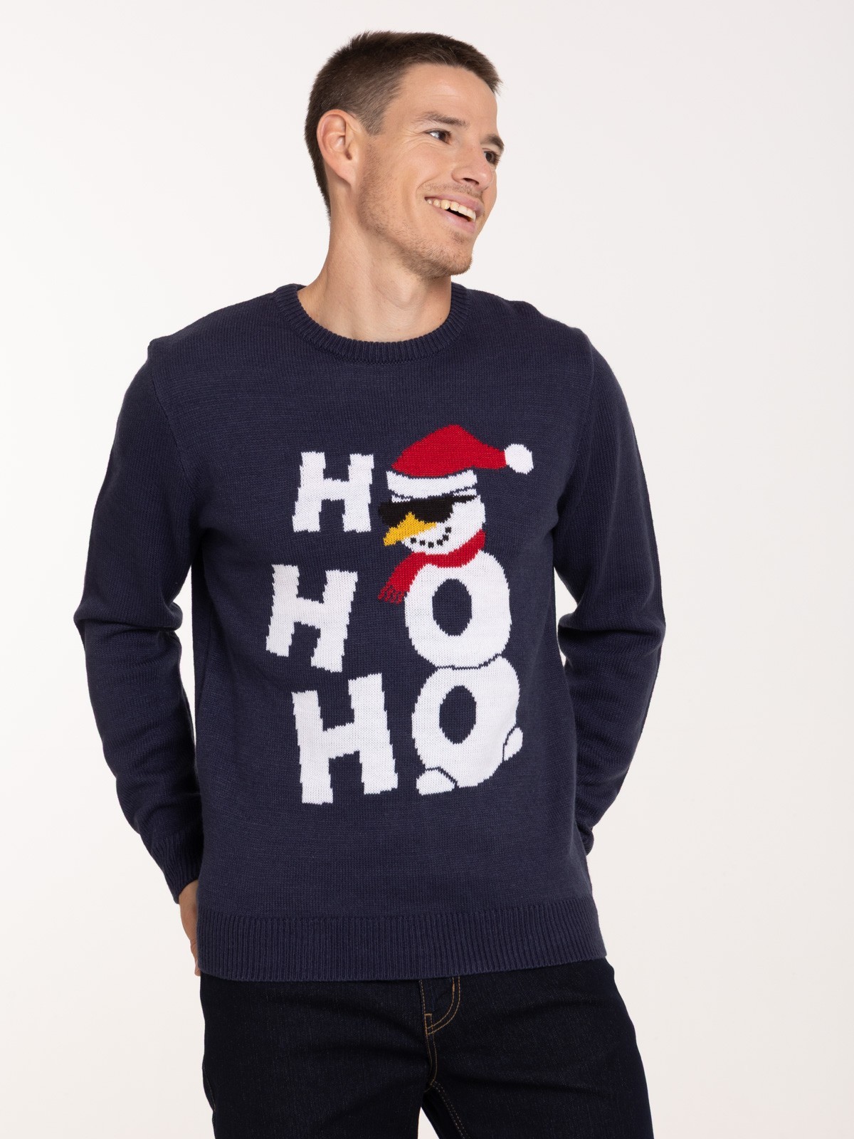 Pull de Noël Ho Ho Ho homme Pull de Noël Ho Ho Ho homme