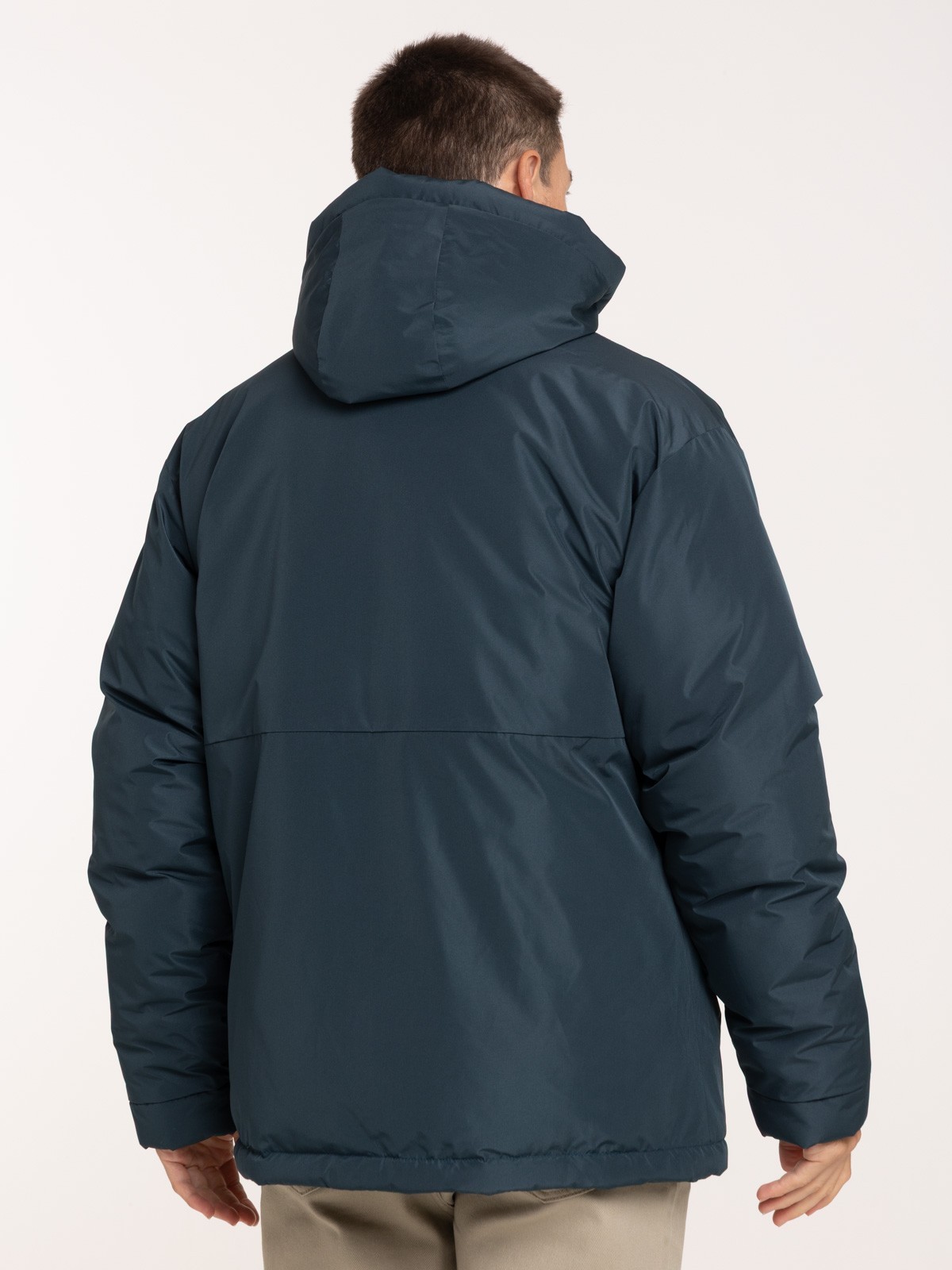 Parka à capuche bleu nuit homme Parka à capuche bleu nuit homme