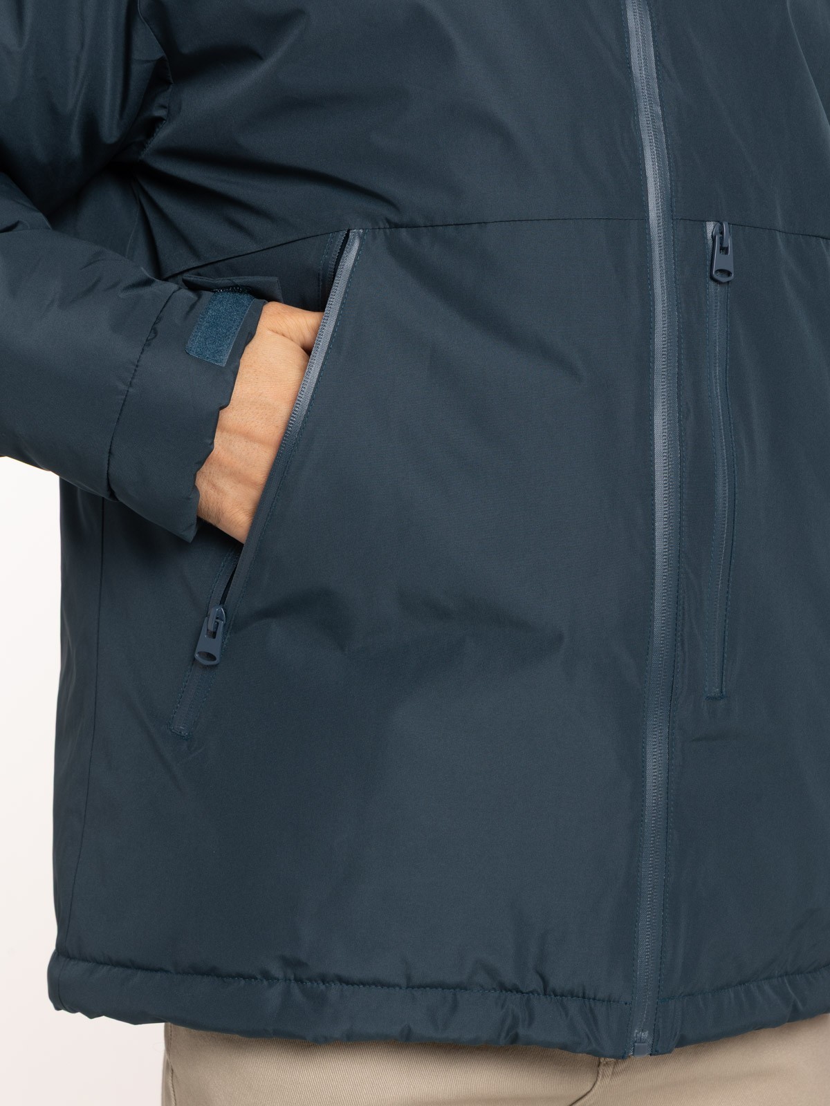 Parka à capuche bleu nuit homme Parka à capuche bleu nuit homme