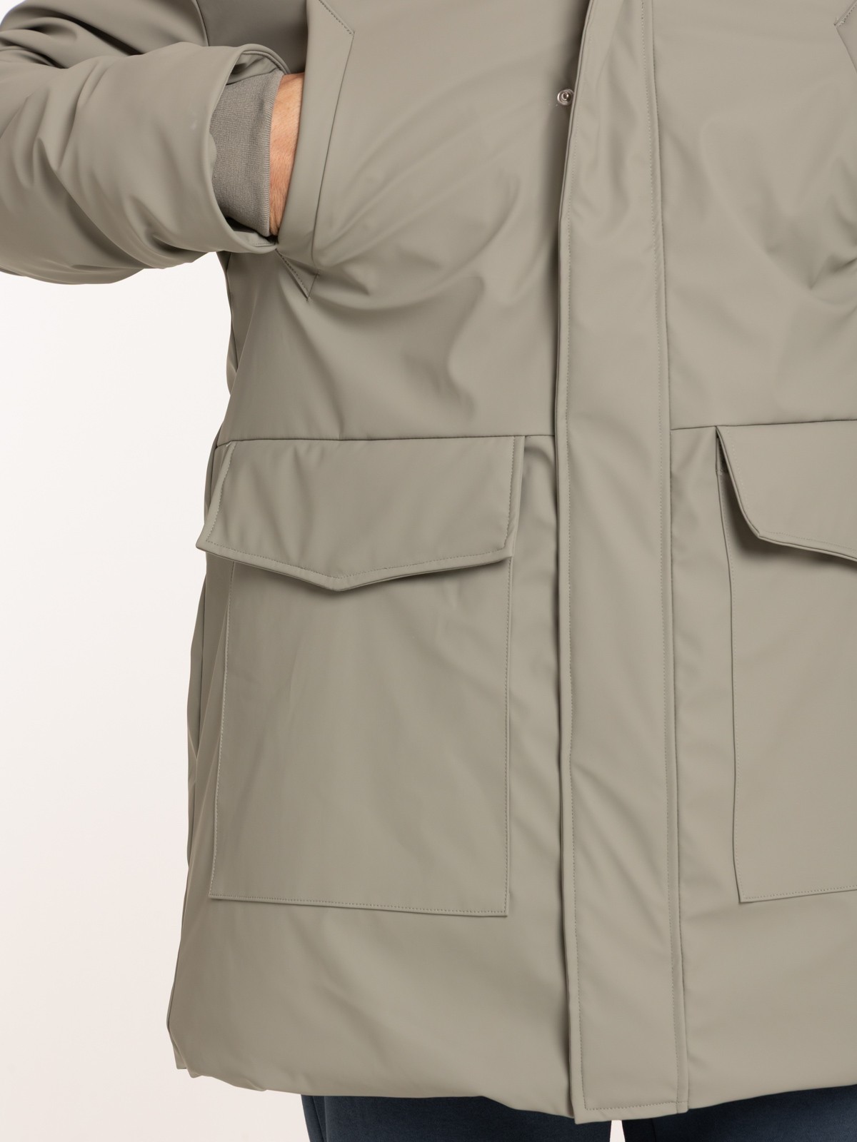 Parka à capuche kaki homme Parka à capuche kaki homme