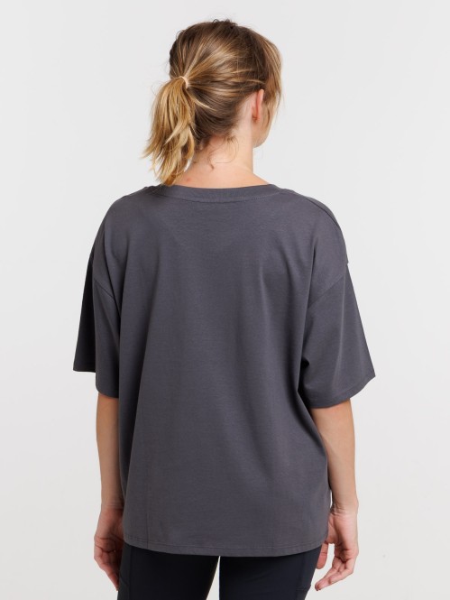 Tee-shirt coeur léopard femme