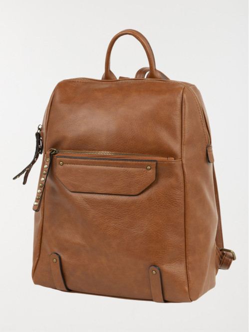 Sac à dos clous dorés femme