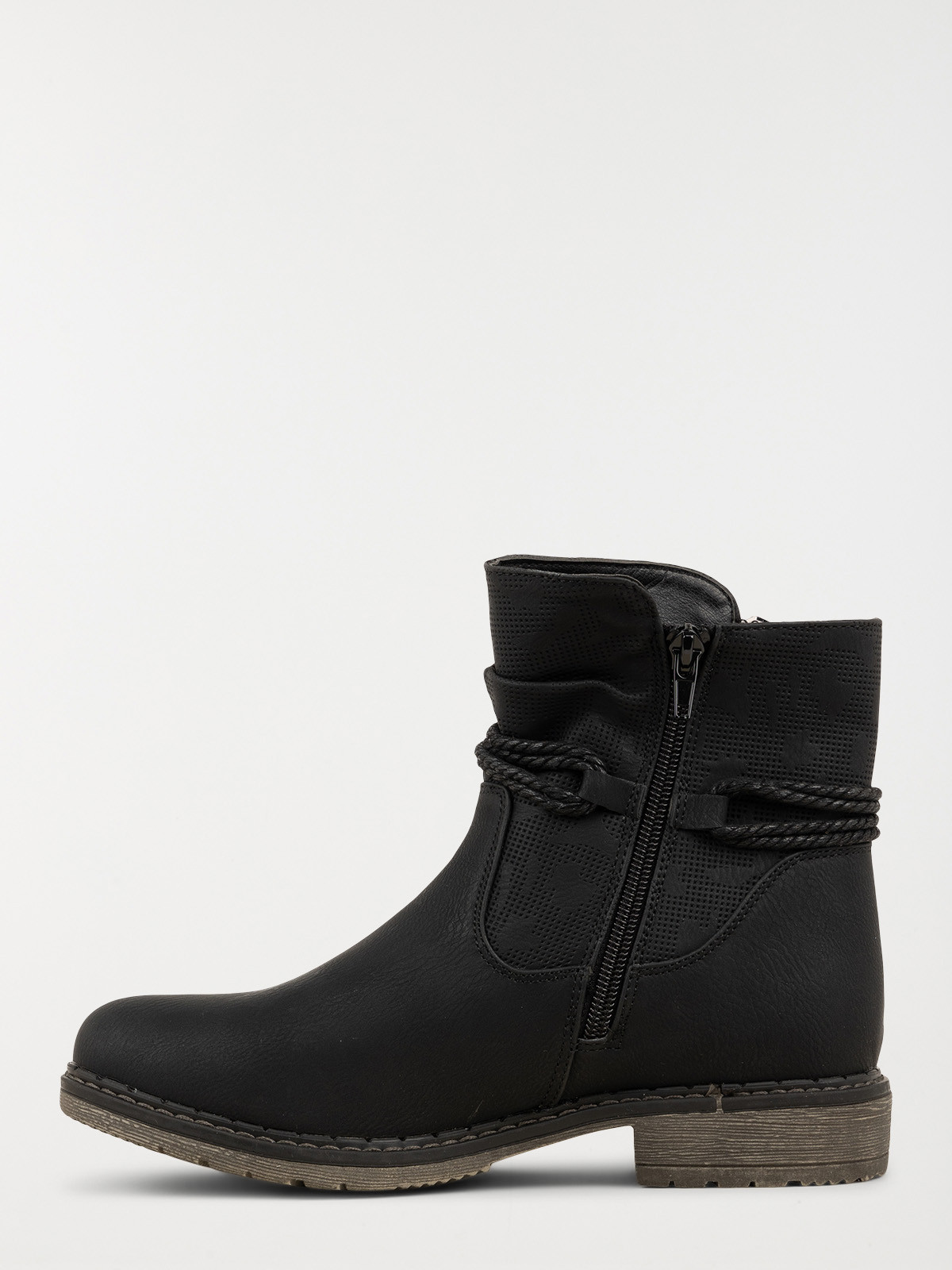 Bottines brides noires femme (36-41) Bottines brides noires femme (36-41)