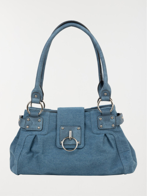 Sac à main anses multipoches femme