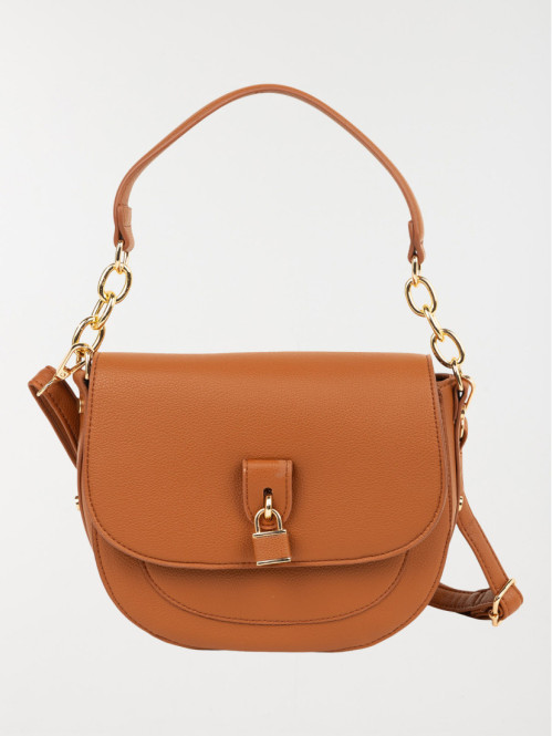 Sac à main détails dorés femme