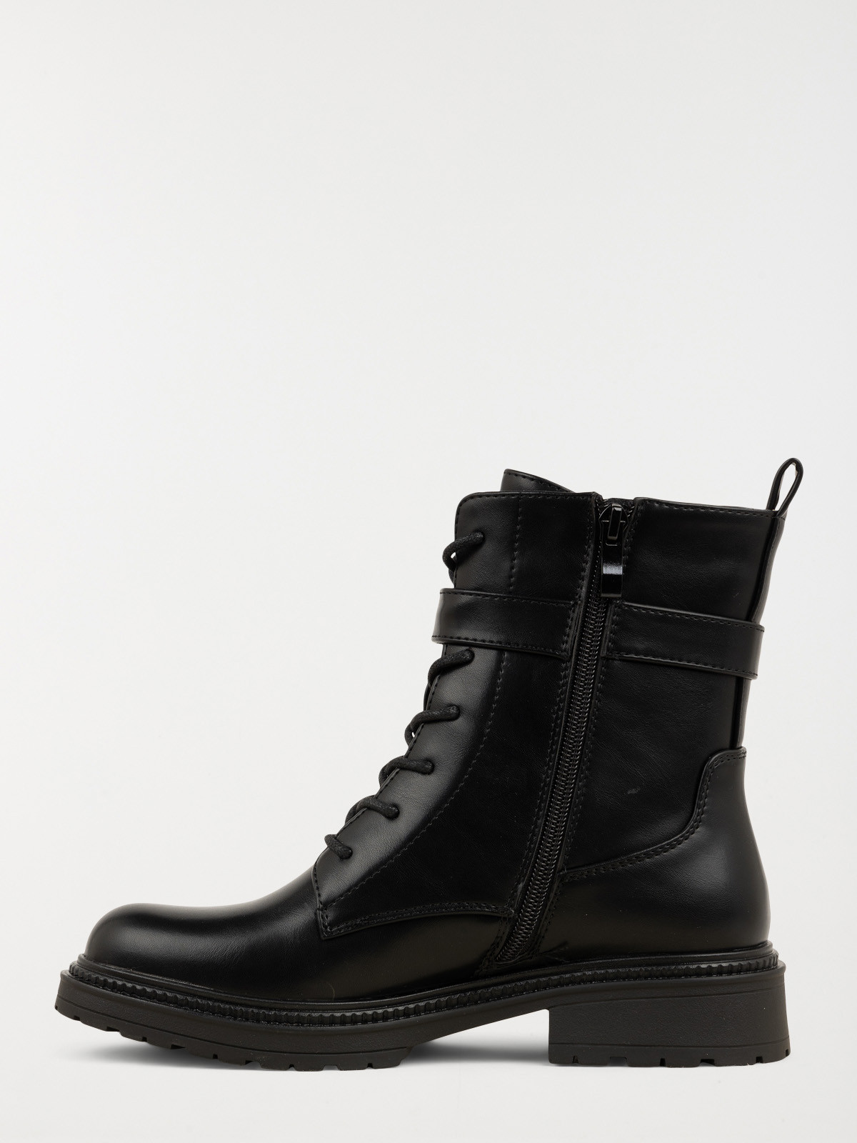 Bottines noires à lacet femme (36-41)