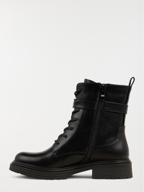 Bottines noires à lacet femme (36-41)