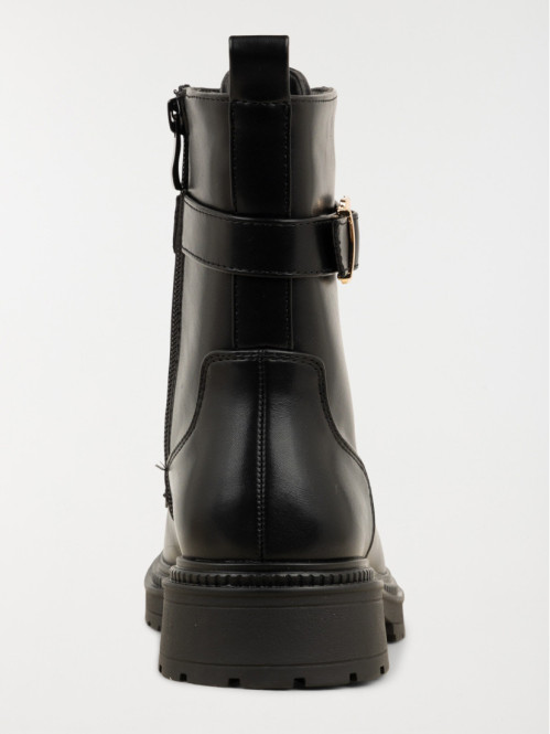 Bottines noires à lacet femme (36-41)