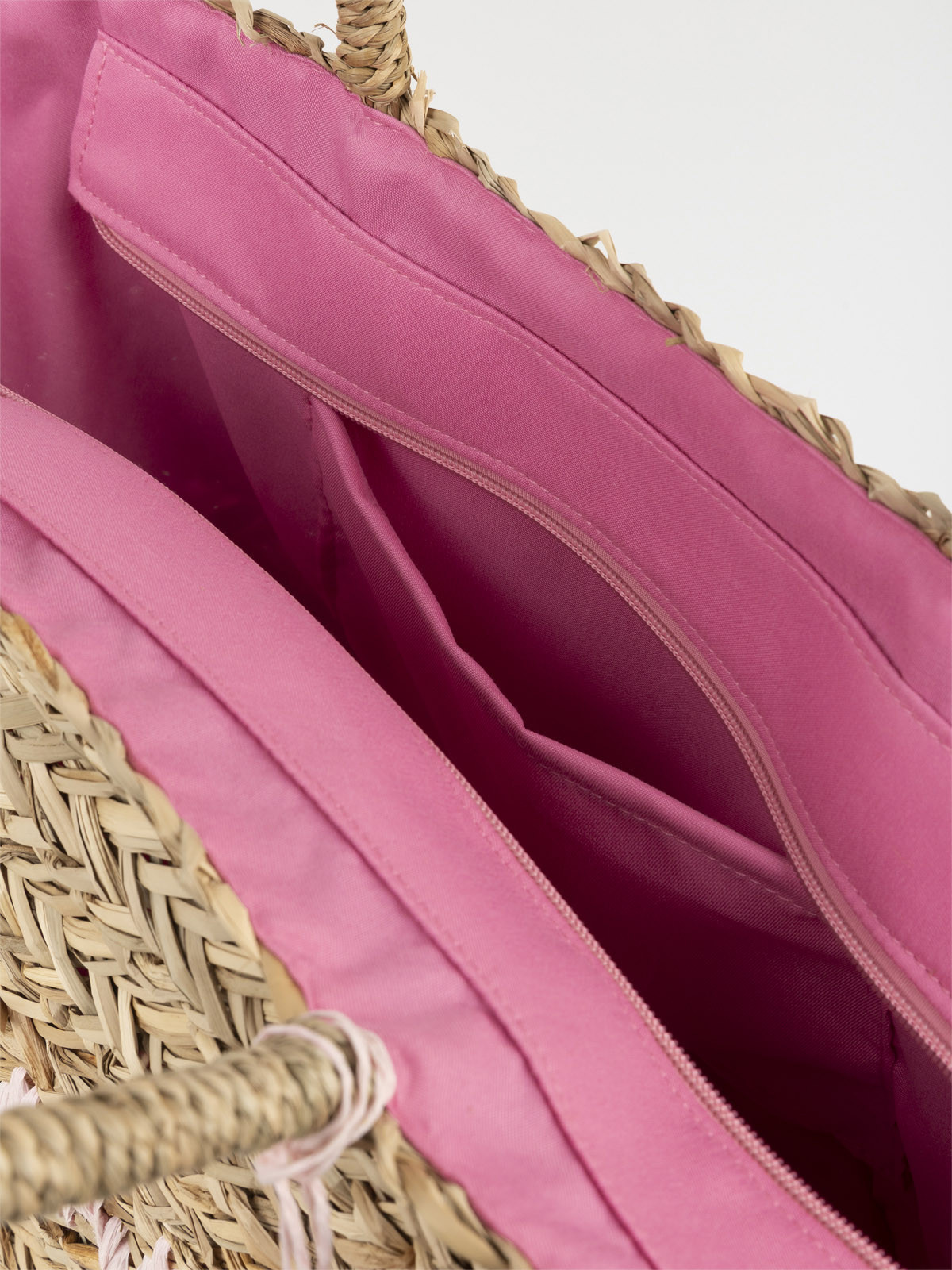 Panier de plage en paille femme Panier de plage en paille femme
