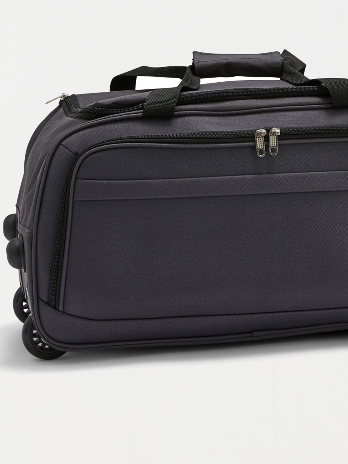 Sac de voyage à roulettes gris 44L