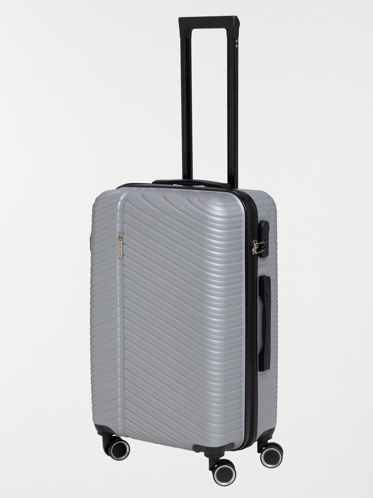 Valise rigide argentée 
