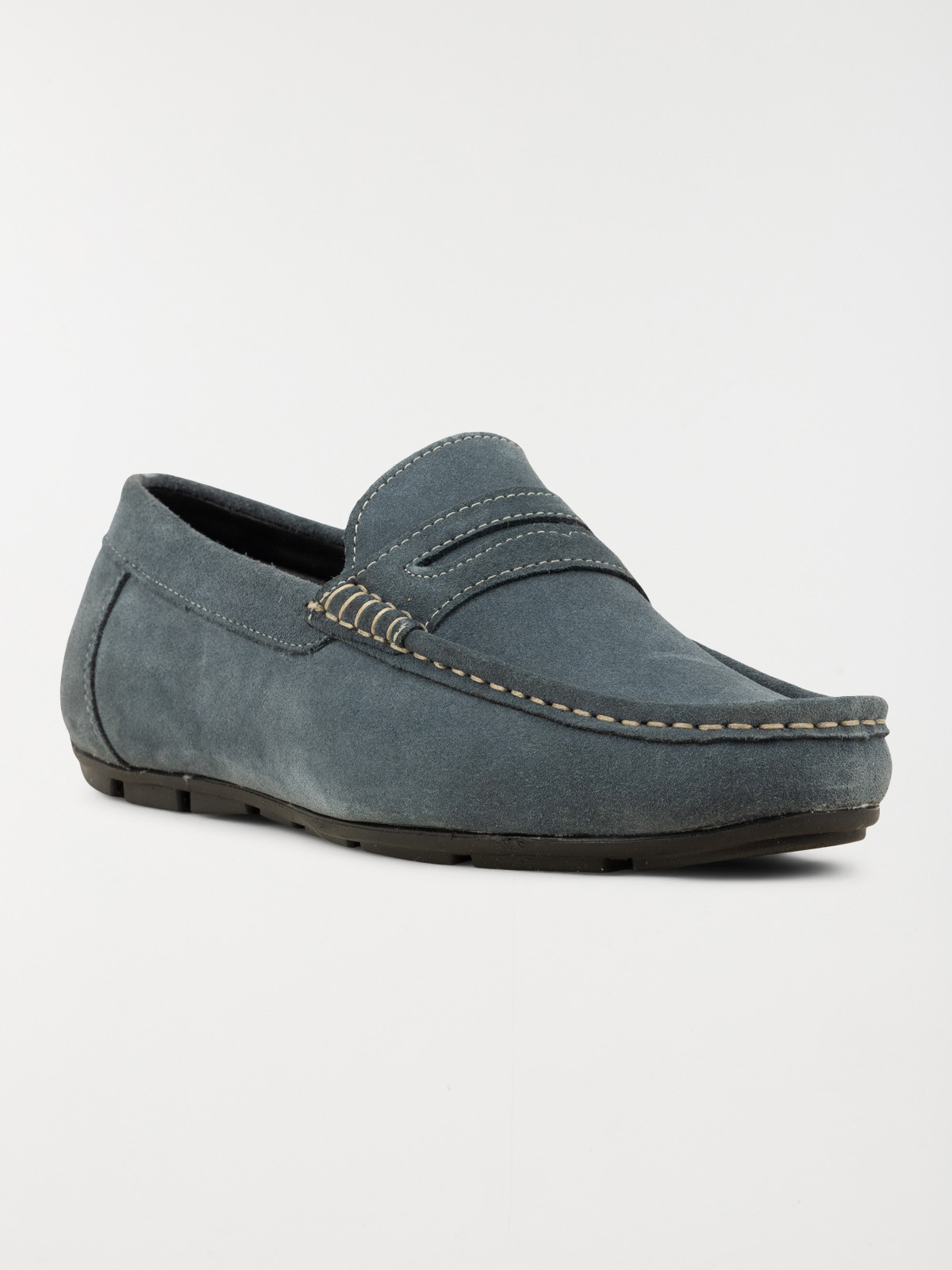 Mocassin bleu jean homme (40-46) Mocassin bleu jean homme (40-46)