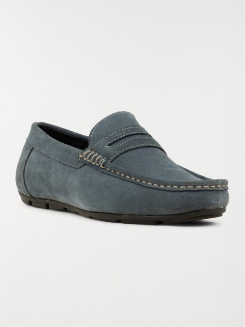 Mocassin bleu jean homme (40-46) Mocassin bleu jean homme (40-46)