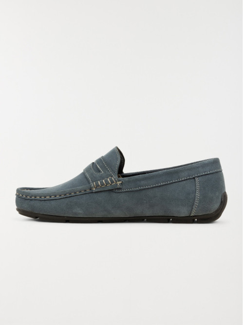Mocassin bleu jean homme (40-46) Mocassin bleu jean homme (40-46)