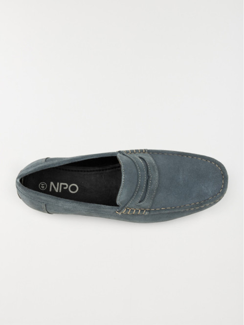 Mocassin bleu jean homme (40-46) Mocassin bleu jean homme (40-46)