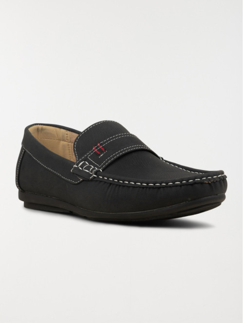 Mocassins coloris noir homme (40-45) Mocassins coloris noir homme (40-45)