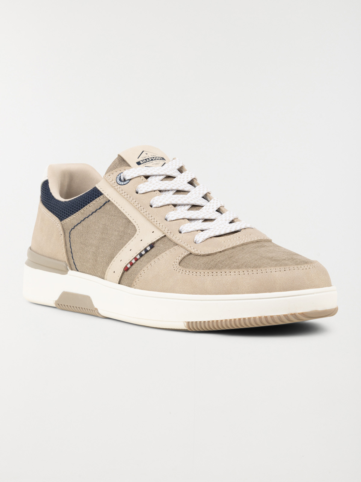 Basket lacet beige homme (41-46) Basket lacet beige homme (41-46)