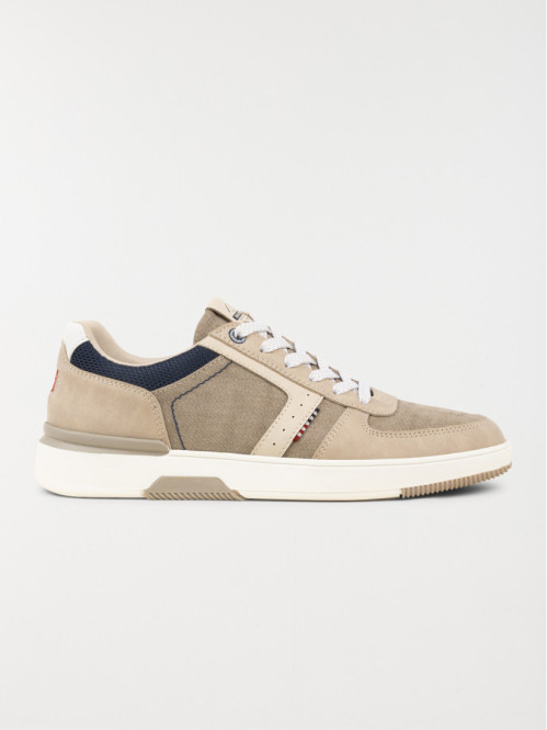Basket lacet beige homme (41-46)