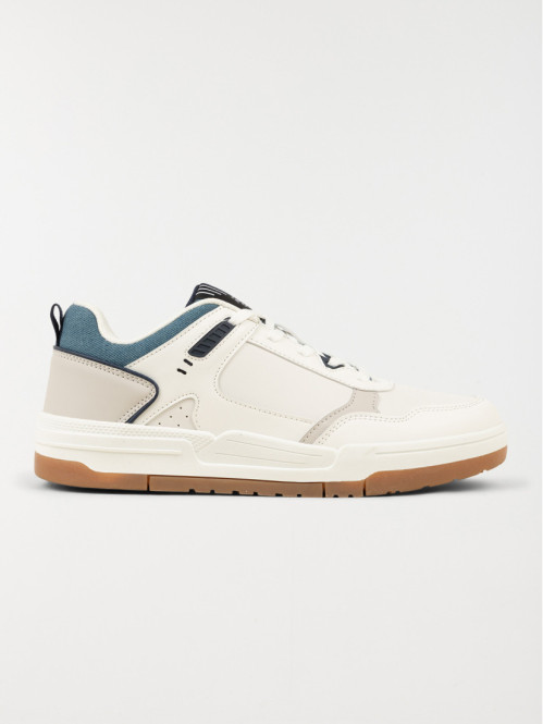 Basket blanche et bleu homme (40-45)