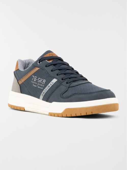 Baskets lacets homme navy (40-46) Baskets lacets homme navy (40-46)
