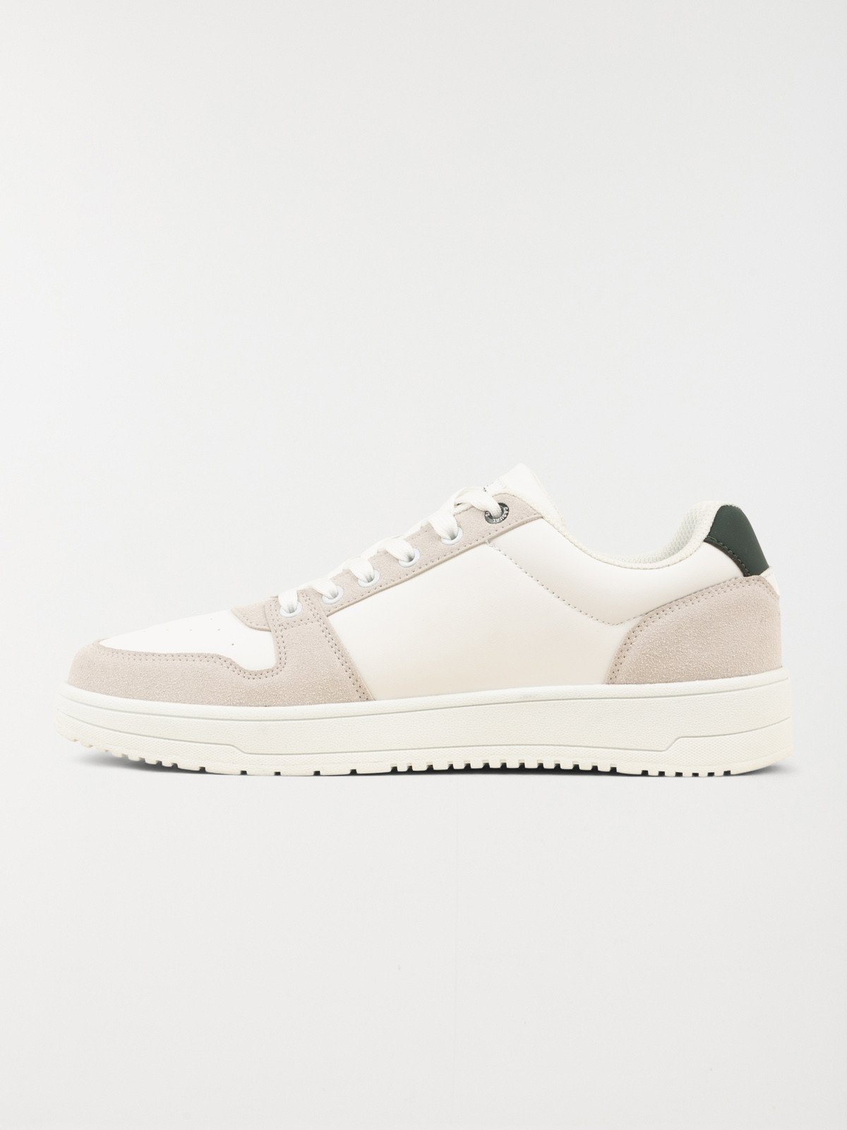 Baskets blanches lacets homme (40-46)