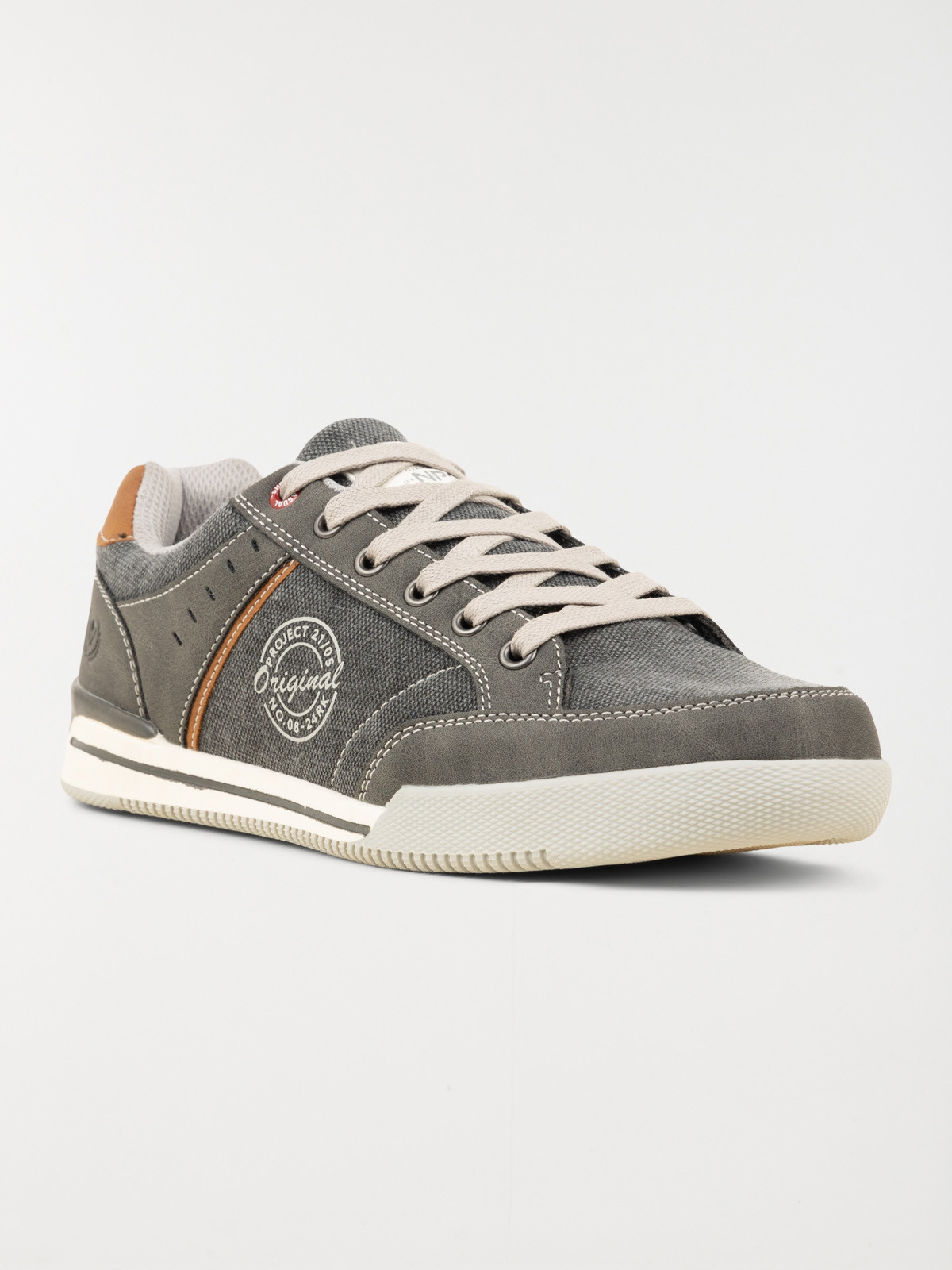 Tennis lacets grise homme (40-46) Tennis lacets grise homme (40-46)