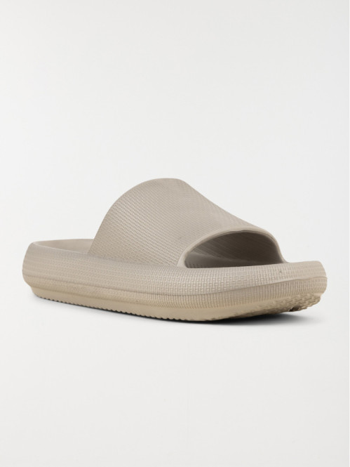 Claquette taupe homme (40-45) Claquette taupe homme (40-45)