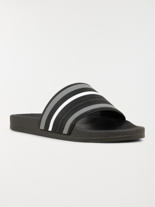 Claquettes noires homme (40-46) Claquettes noires homme (40-46)