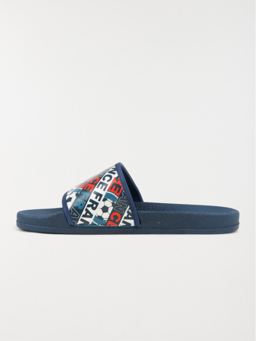 Claquette football marine homme (40-45) Claquette football marine homme (40-45)