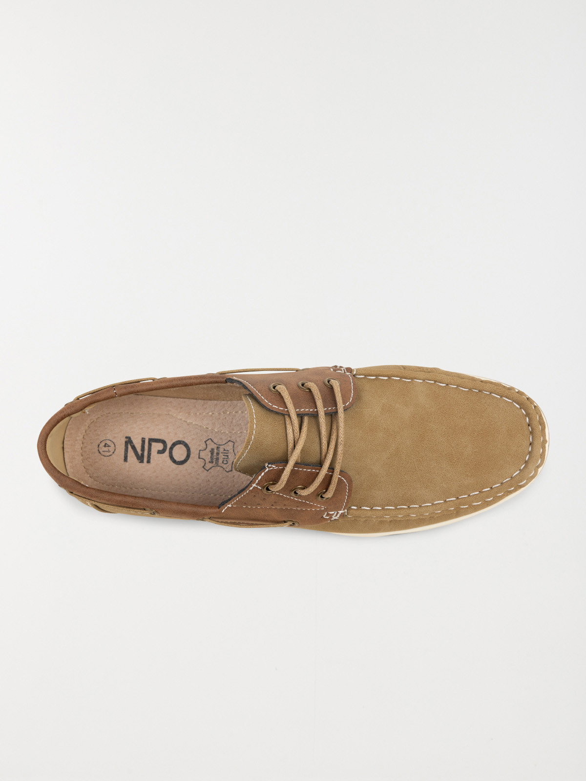 Chaussures bateaux homme beige (40-45) Chaussures bateaux homme beige (40-45)