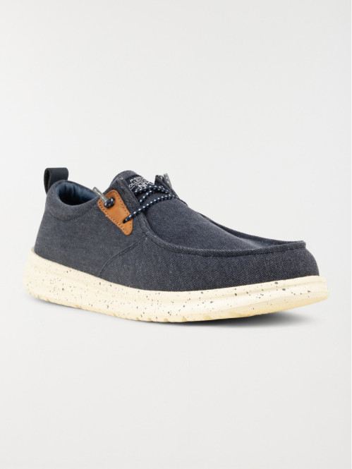 Chaussure bateau homme en toile (41-46)