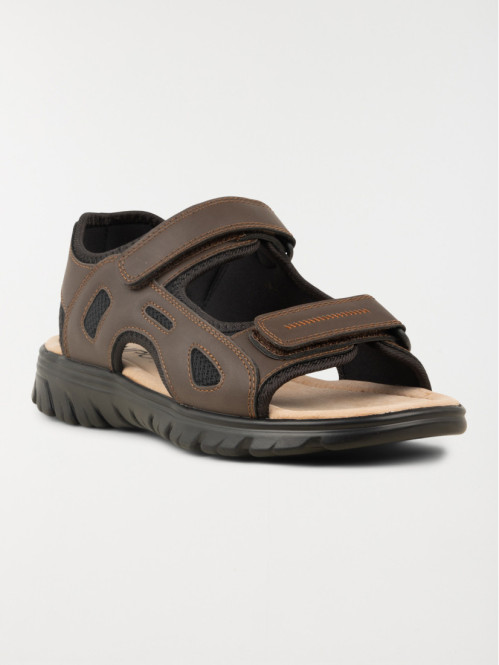 Nu-pieds scratchs marrons homme (40-46) Nu-pieds scratchs marrons homme (40-46)