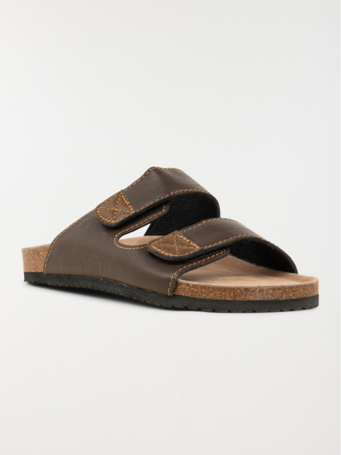 Mules marrons homme (40-46)