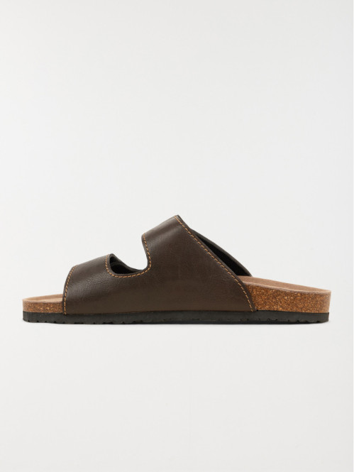 Mules marrons homme (40-46)