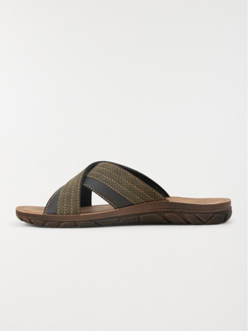 Nu-pieds marrons homme (40-46)