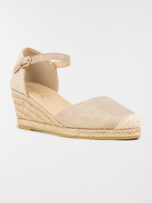 Sandale compensée marron femme (36-41) Sandale compensée marron femme (36-41)