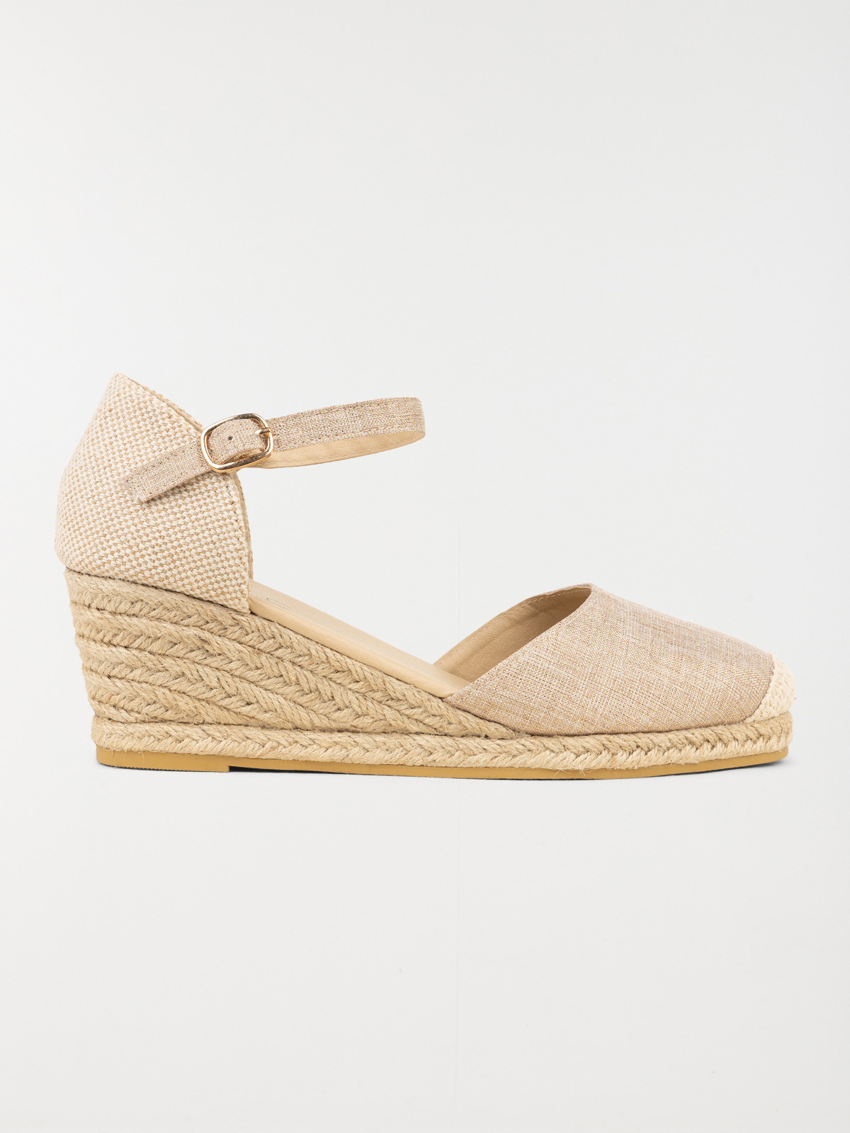 Sandale compensée marron femme (36-41)